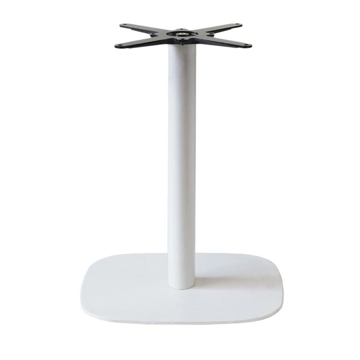 RestooTab Base tavolo rettangolare Round; 42x60x73 cm (LxLxH); bianco - immagine 1