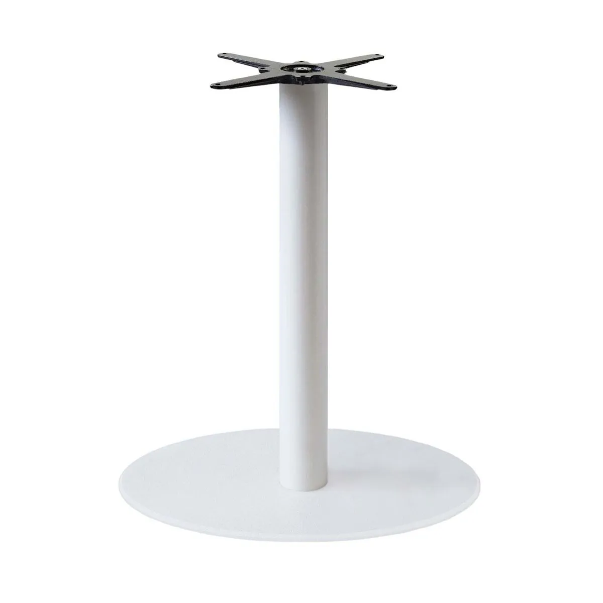 RestooTab Base tavolo Rome XL (fino a Ø 130 cm); 60x60x73 cm (LxLxH); bianco - immagine 1