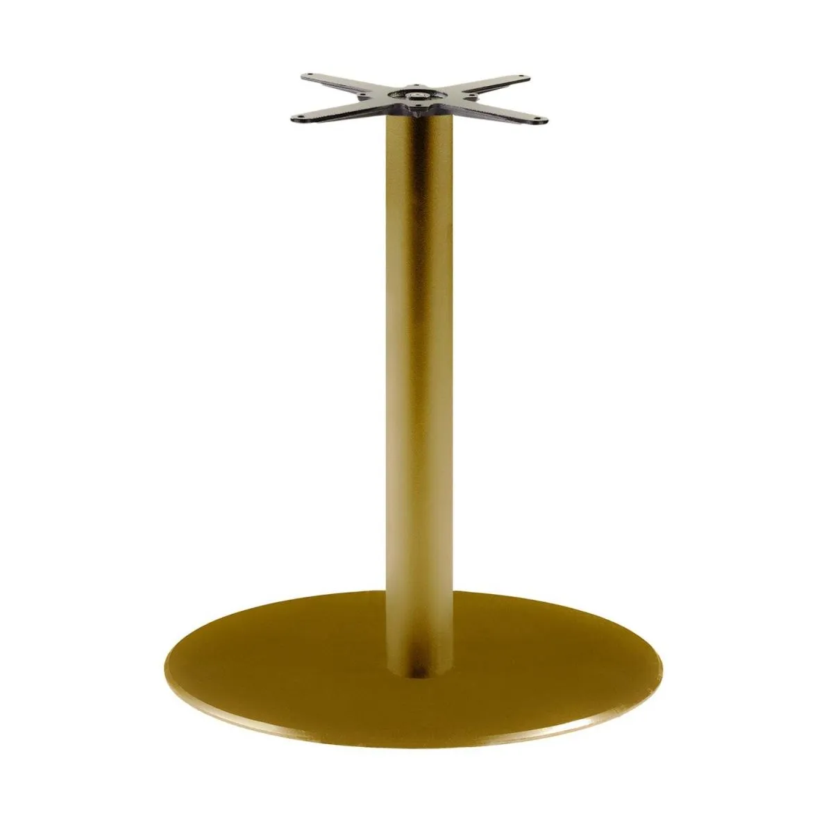RestooTab Base tavolo Rome XL (fino a Ø 130 cm); 60x60x73 cm (LxLxH); oro - immagine 1