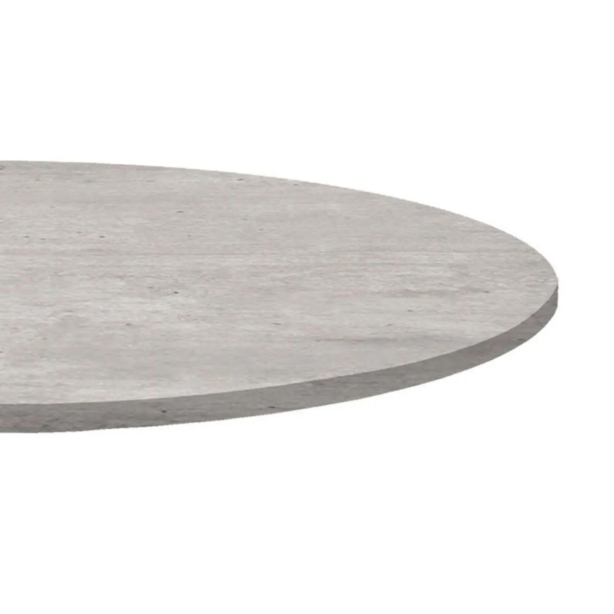 RestooTab Piano tavolo rotondo, decoro in marmo; 70x70 cm (LxL); grigio/cemento; rotonda - immagine 1