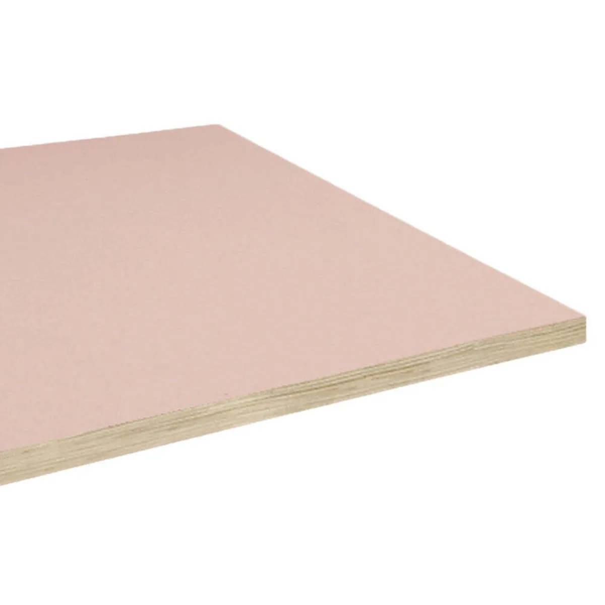 RestooTab Piano tavolo quadrato, bordi effetto legno; 70x70 cm (LxL); rosa antico; quadrata - immagine 1