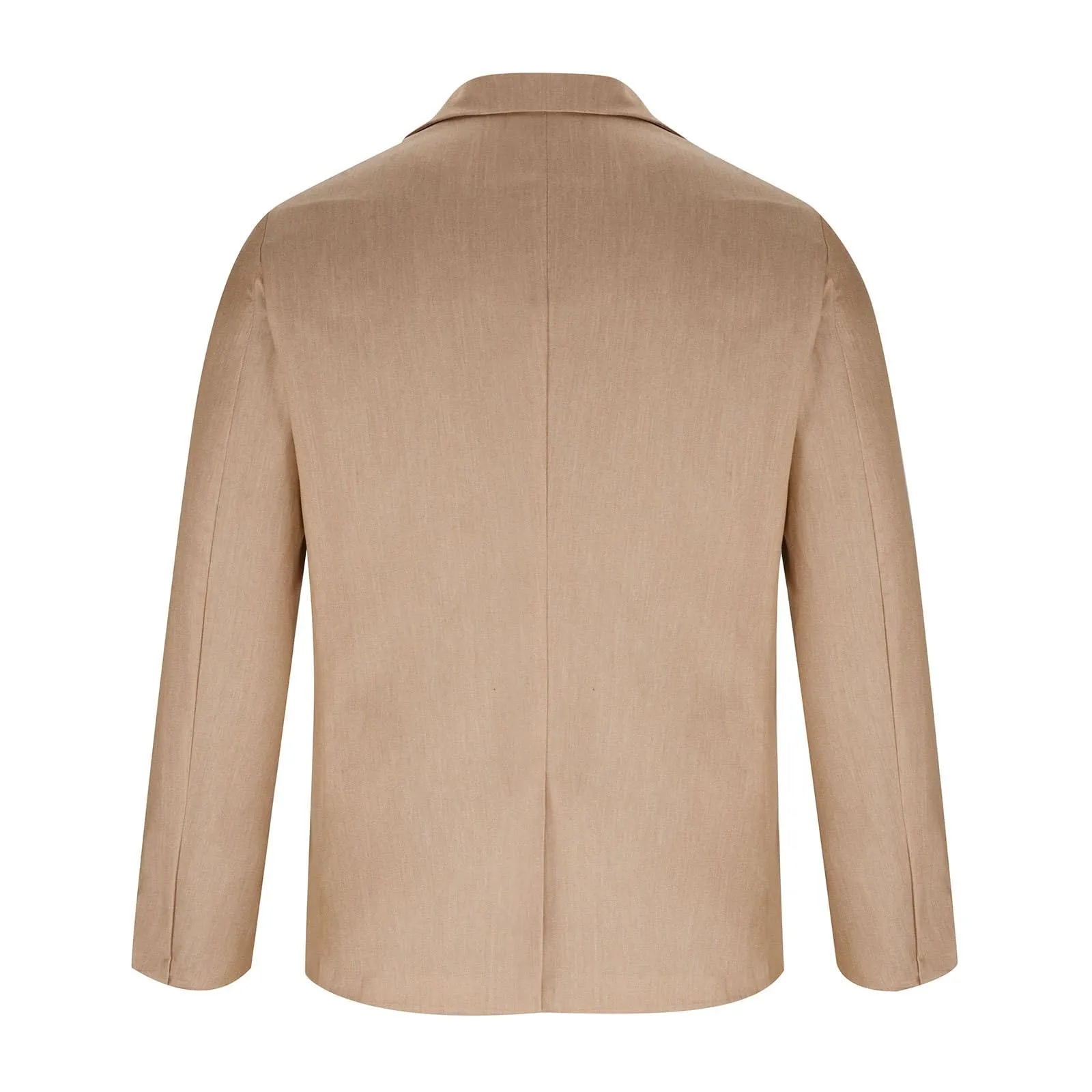 Blazer Giacca Elegante Uomo, Giacca Blazer Uomo Casual Cotone Slim Estiva Sportivo Taglie Forti Leggero Giacca Collo Coreana Jacket da Abito d'Affari Business Blazer Coats Chic Jackets - immagine 4
