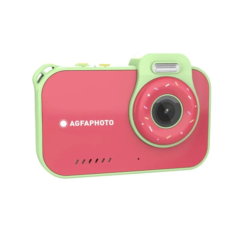 AgfaPhoto Realikids Cam Waterproof 2 Fotocamera digitale compatta HD da 12 MP con filtri per selfie e giochi - immagine 1