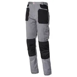 Pantalone lavoro elasticizzato (taglia xl ) STRETCH LINE Grigio e Nero 8730B080XL - immagine 1