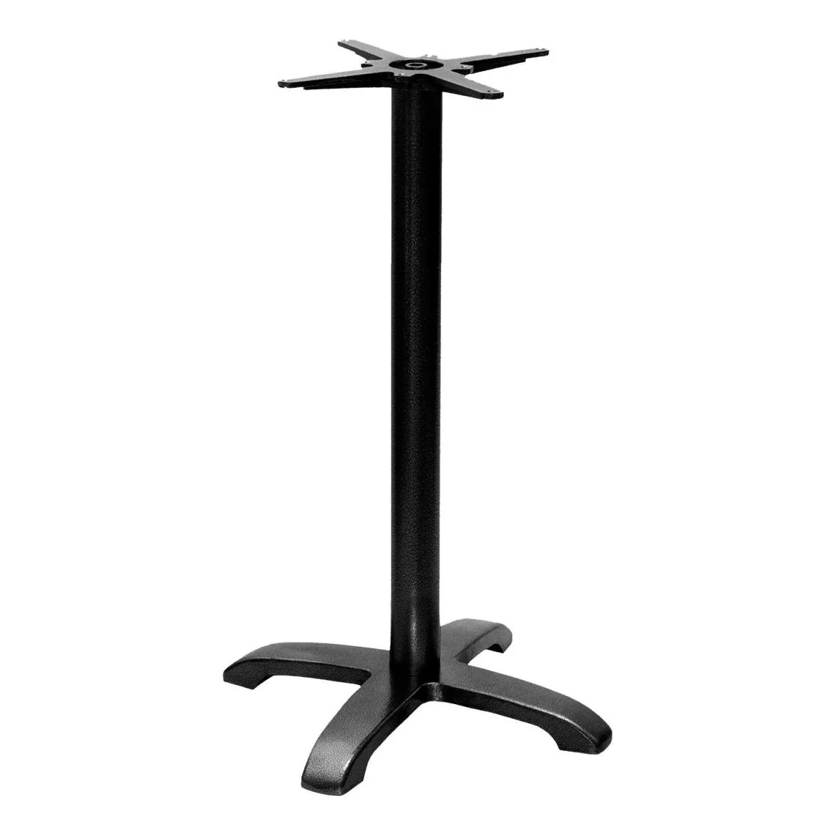RestooTab Base per tavolo alto Bazila; 56x56x110 cm (LxLxH); nero - immagine 1
