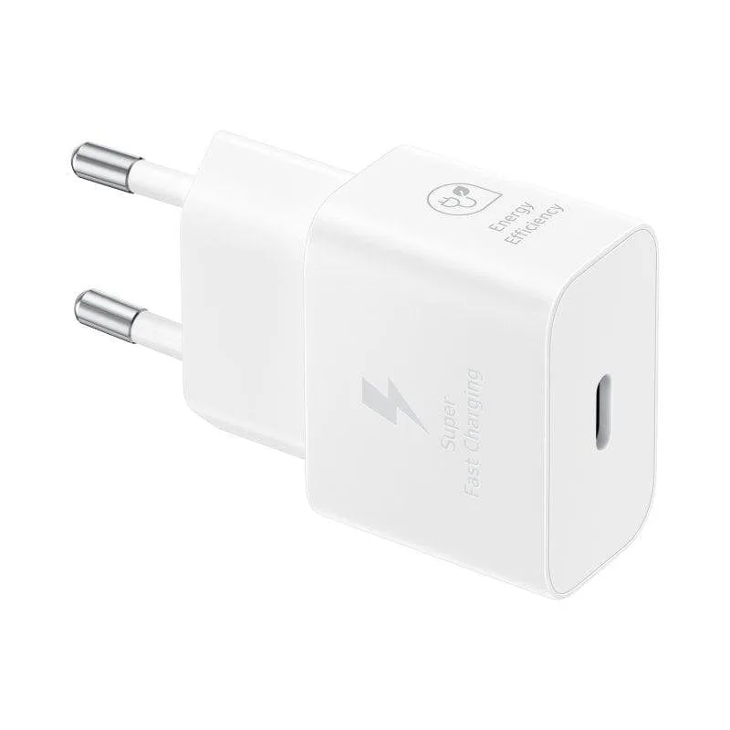 Caricatore Samsung EP-T2510NWEGWW USB-C Ricarica Rapida 25W Bianco Universale - immagine 1