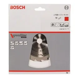 Lama a disco sega circolare (130mm) 18 denti taglio traverso vena SPEEDLINE WOOD 2608640775 - immagine 1