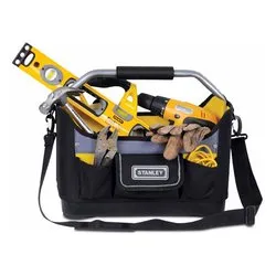 Borsa porta attrezzi cestello con tracolla (44,7x25,1x27,7cm) Nero e Grigio 196182 - immagine 1