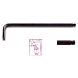 Chiave maschio esagonale piegata (1,5mm) 96BP testa sferica Nero 000960960 - immagine 1