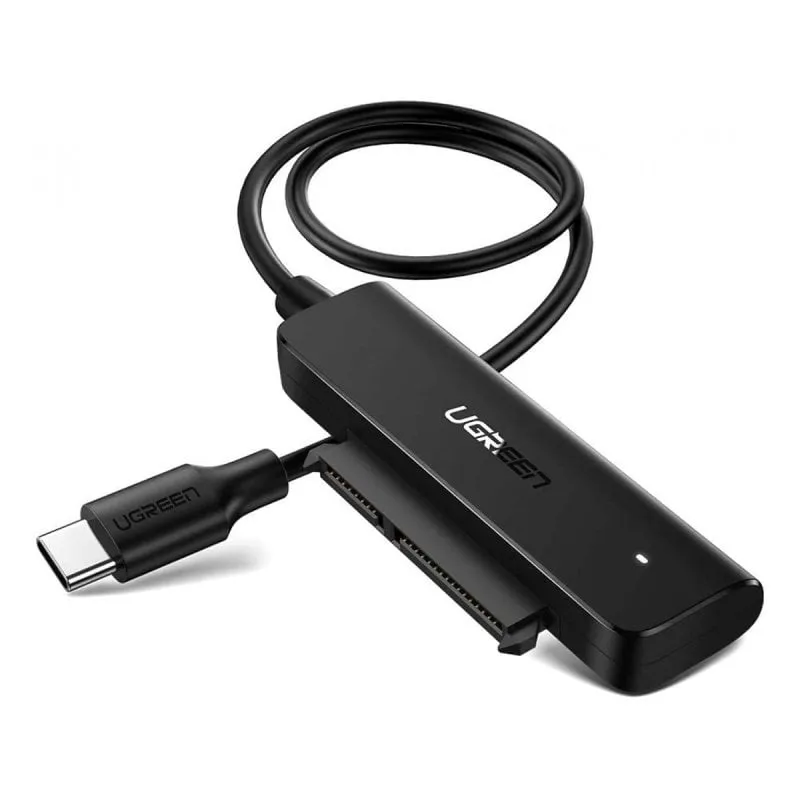 Adattatore Ugreen CM321 USB-C a SATA 2,5" 6 Gbps UASP/TRIM Plug&Play Nero - immagine 1