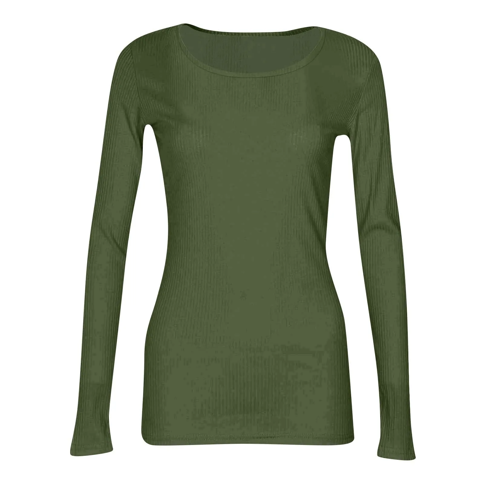 MOKBAY Maglia Rossa Donna Sexy Tinta Unita Elegante Slim Fit Maglie Invernali Invernale T-Shirt Y2k Maglia Attillate Manica Lunga Maglietta Maniche Lunghe Top Arancione Donna XL - immagine 6