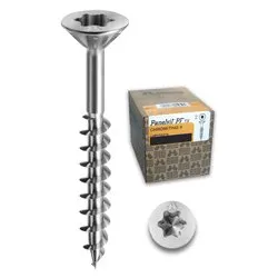 Viti per legno filetto parziale 200 pz (4,5x60mm) Cromo lucido PFACXP450600C8C - immagine 1