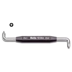 Cacciavite Croce doppio a squadra (Ph1-Ph2x125mm) 1238/B 012380201 - immagine 1