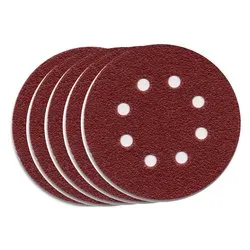 Set dischi abrasivi carta levigatrici roto orbitali 5 pz (D.125 mm grana P240) 2608605645 - immagine 1