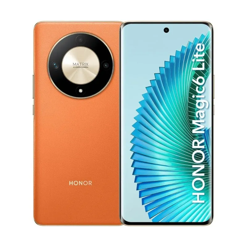 Honor Magic6 Lite 5G 8GB 256GB Snapdragon 6 Gen 1 Display AMOLED Arancione - immagine 1
