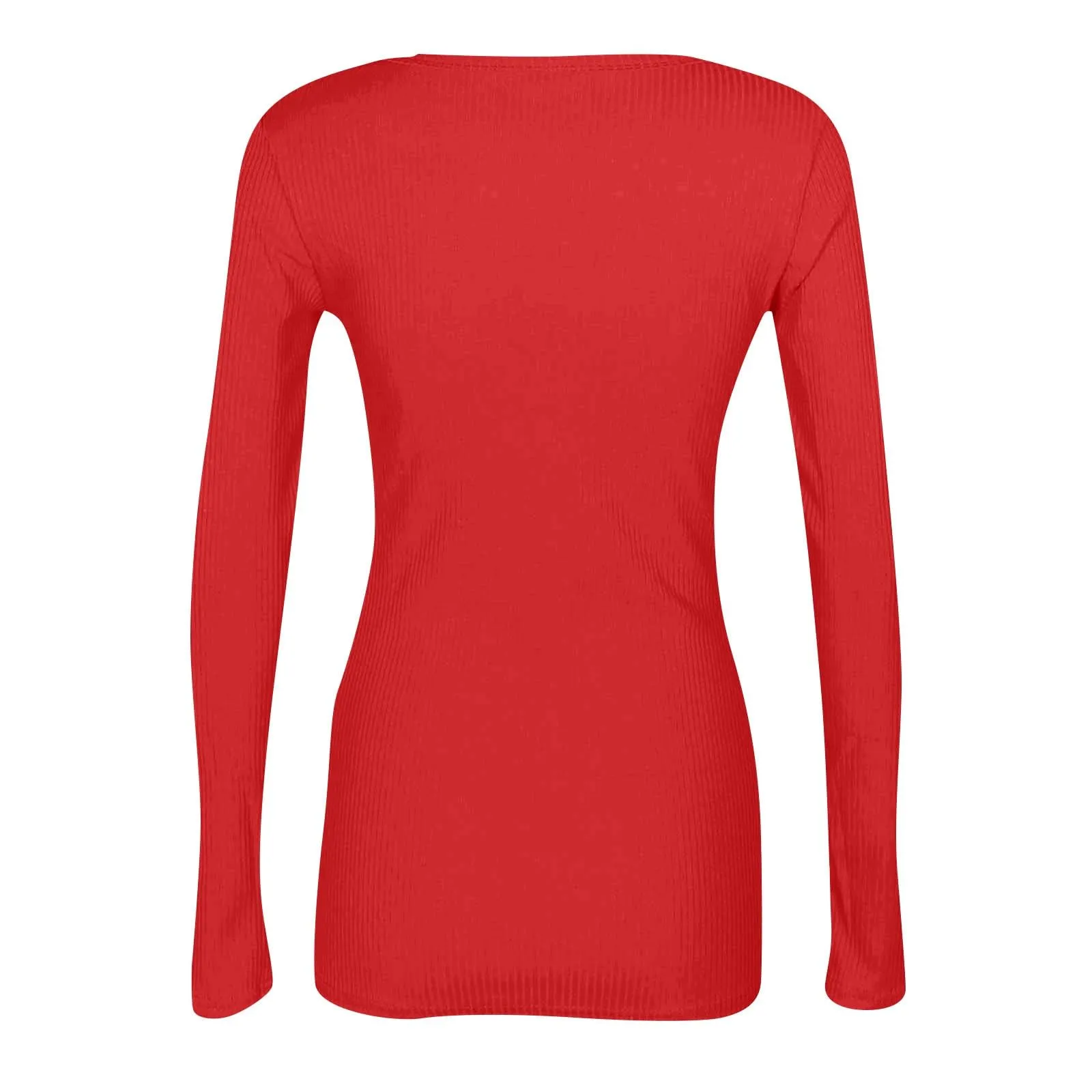 MOKBAY Maglietta Nera Donna Tshirt Attillate Top Sexy Tinta Unita Basic Sexy Maglia Slim Fit Autunnali Manica Lunga Curvy Maglia Invernale Maglie Termiche Donna M - immagine 7