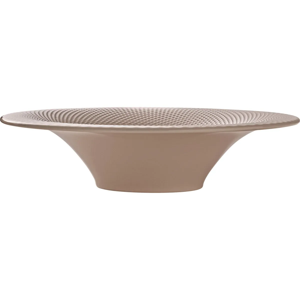 3x HEART&SOUL Piatto pasta fondo Pine Relief rotondo coup; 400 ml, 27x6.5 cm (ØxH); rosé; rotonda; 3 pz. / Pacco - immagine 1