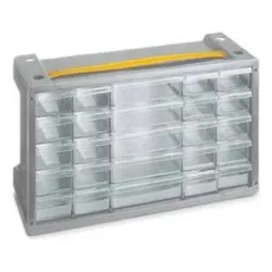 Porta minuteria cassettiera modulare Poker 25C (40,5x15x24cm) Grigio 1002258 - immagine 1