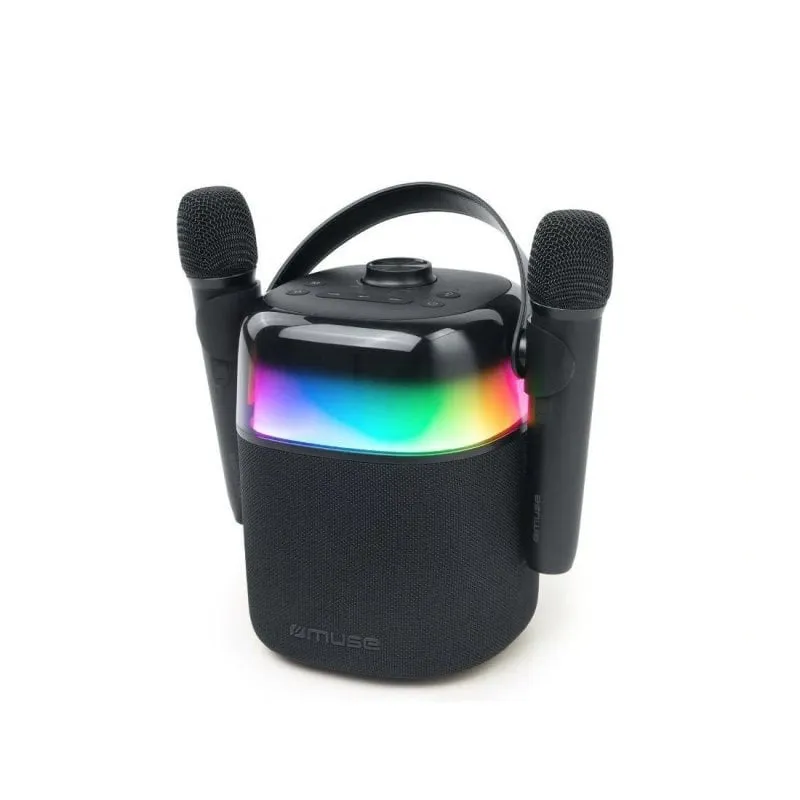 Altoparlante karaoke Bluetooth Muse M530ka con 2 microfoni - immagine 1