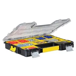 Porta minuteria valigetta organizer 10P (44,6x7,4x35,7cm) Nero e Giallo 197517 - immagine 1