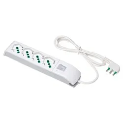 Multipresa tavolo con interruttore 4P 10/16A FIDO Bianco 410140 - immagine 1