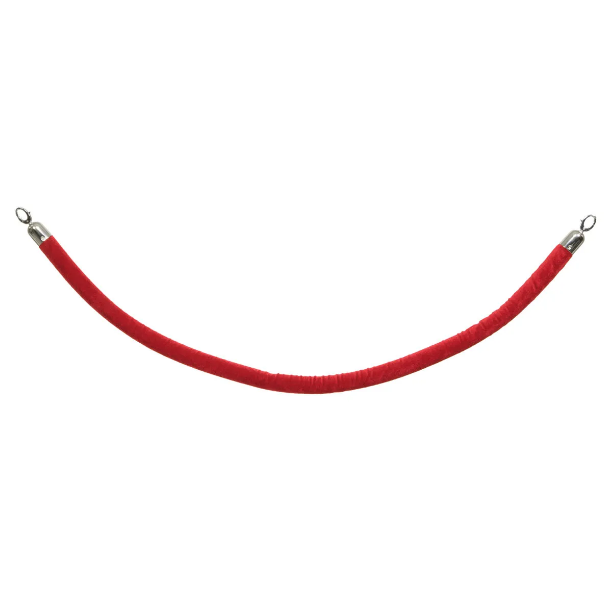Securit Cordone in velluto per colonnina segnapercorso Classic; 4x0.84x150x0.84 cm (LxLxHxP); rosso - immagine 1