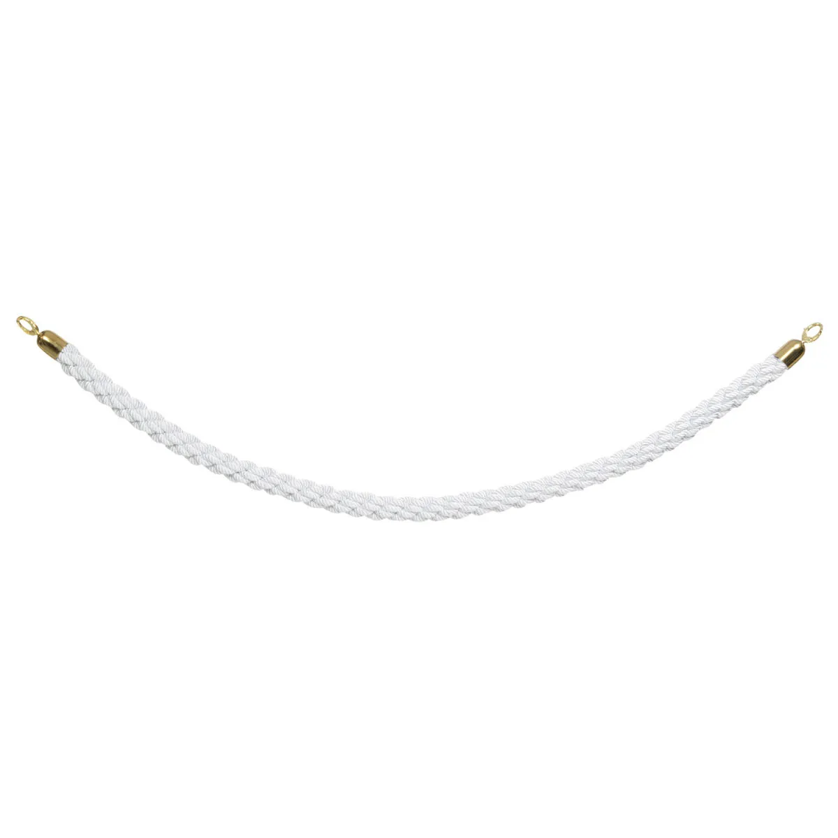 Securit Cordone intrecciato per asta per transenne Classic; 4x0.88x150x0.88 cm (LxLxHxP); bianco - immagine 1