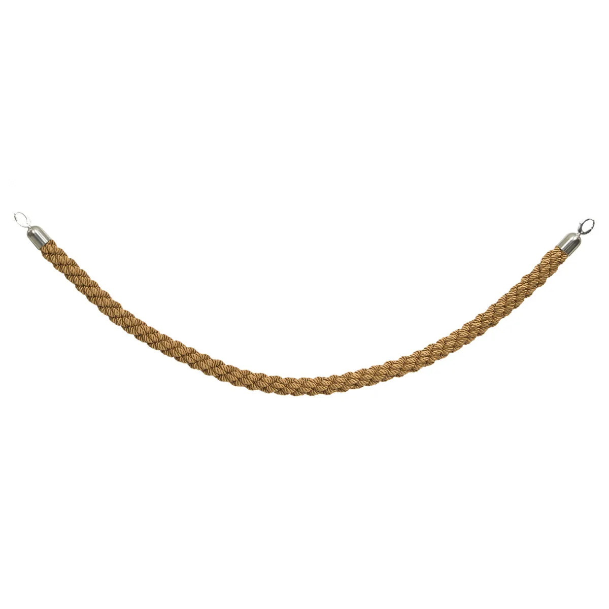 Securit Cordone intrecciato per asta per transenne Classic; 4x0.84x150x0.84 cm (LxLxHxP); marrone - immagine 1
