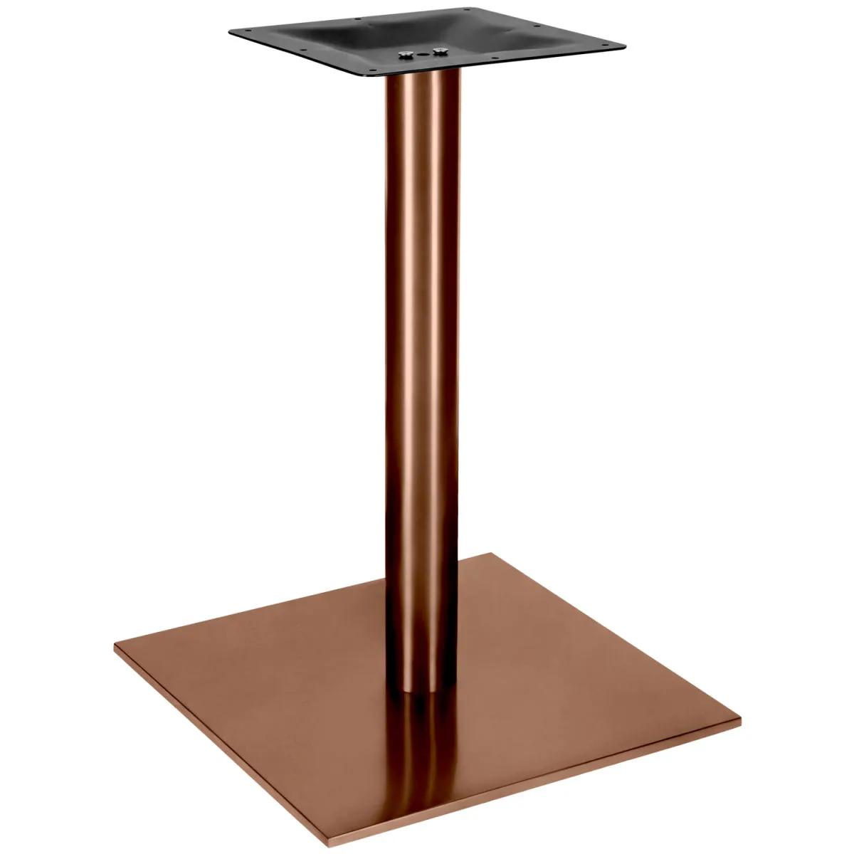 VEGA Base per tavolo Orio quadrato; 55x55x72 cm (LxLxH); bronzo; quadrata - immagine 1