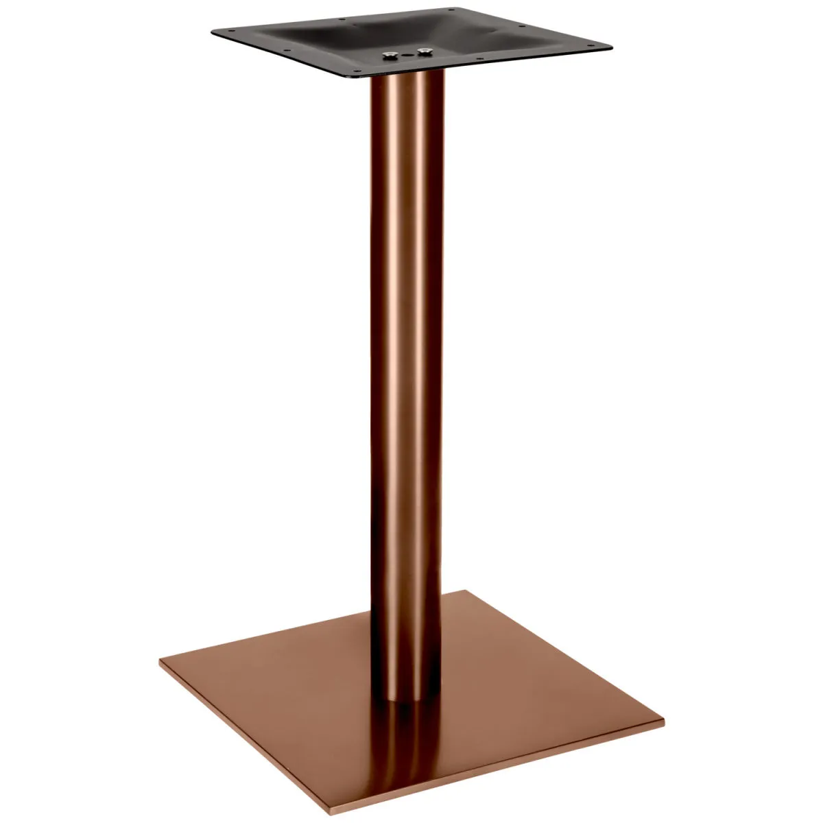 VEGA Base per tavolo Orio quadrato; 40x40x72 cm (LxLxH); bronzo; quadrata - immagine 1