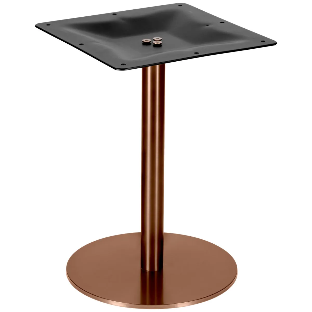 VEGA Base per tavolo basso da interno Orio rotonda; 30x44 cm (ØxH); bronzo; rotonda - immagine 1
