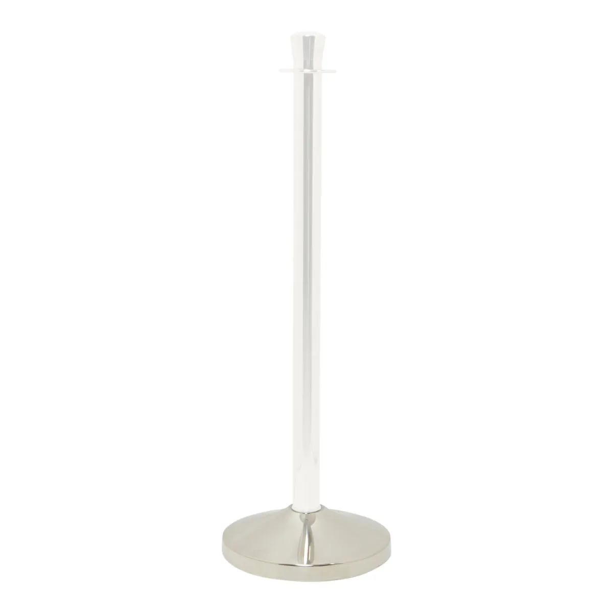 Securit Base per colonnina segnapercorso Classic (Colonnina RS-CL-CH-B1 non inclusa); 31x8.62x10x8.62 cm (LxLxHxP); argento - immagine 1