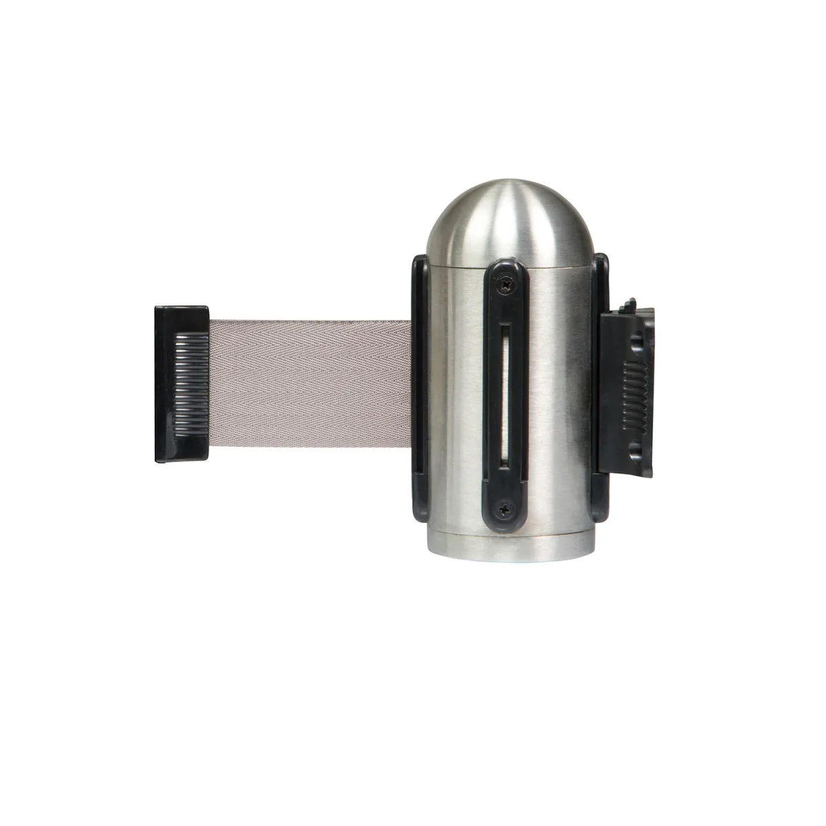 Securit Gancio a parete per Nastro in nylon Estensibile Grigio 205cm - Kit di fissaggio incluso; 6x0.4x14x0.4 cm (LxLxHxP); grigio - immagine 1
