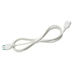 Prolunga elettrica (5m) H05VV-F 3x0,75 mmq (10A 2P+T) Bianco 92180 - immagine 1