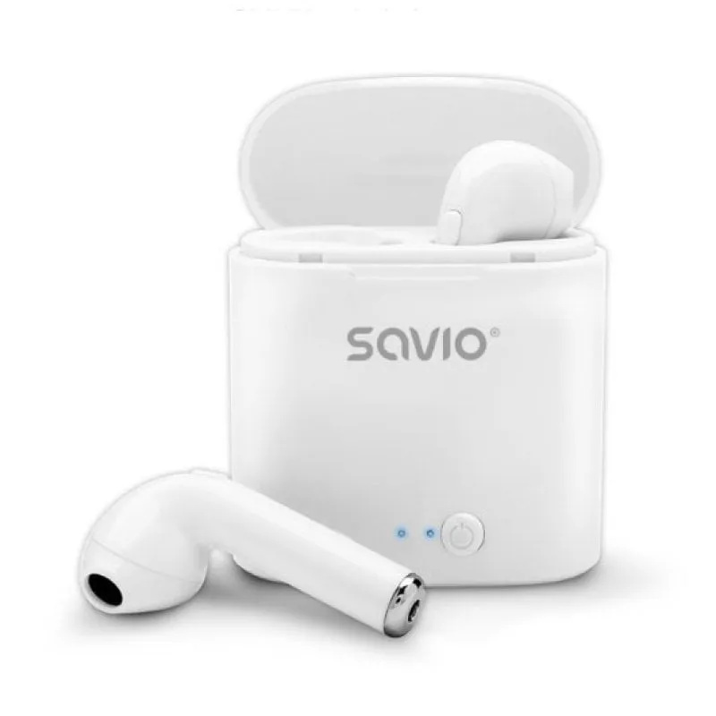 Cuffie wireless Savio Bluetooth 5.0 con microfono e dock di ricarica - immagine 1
