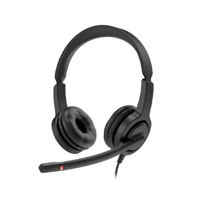 Cuffie Axtel con cavo USB-A e jack da 3,5, microfono e cancellazione del rumore - immagine 1