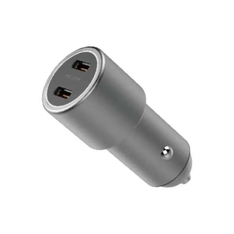 UNICO CC1496 Caricabatterie da auto a ricarica rapida 40W con 2 porte USB-C, nero, protezione PD3.0 - immagine 1