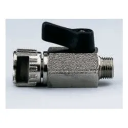 Rubinetto linea sfera con dado capettato ( filettato M 3/8" ) 12111 - immagine 1