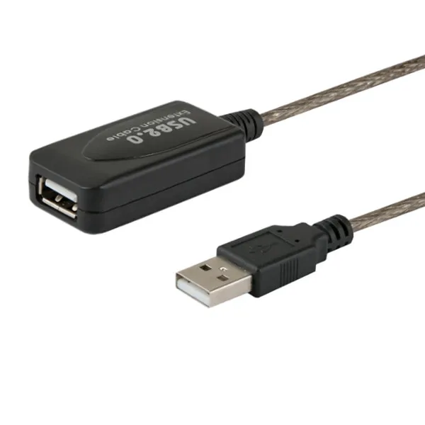Cavo USB Savio CL-76 5M USB 2.0 maschio-femmina nero 480 Mbit/s - immagine 1