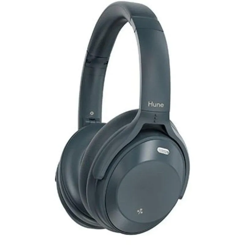 Auricolari Hune Eco Fauna Bluetooth 5.3 con Cancellazione Rumore Ibrida, 50h, IPX4, Pieghevoli Grigio - immagine 1