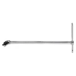 Chiave T maschio esagonale snodata (6mm) 953 Cromo 009530160 - immagine 1
