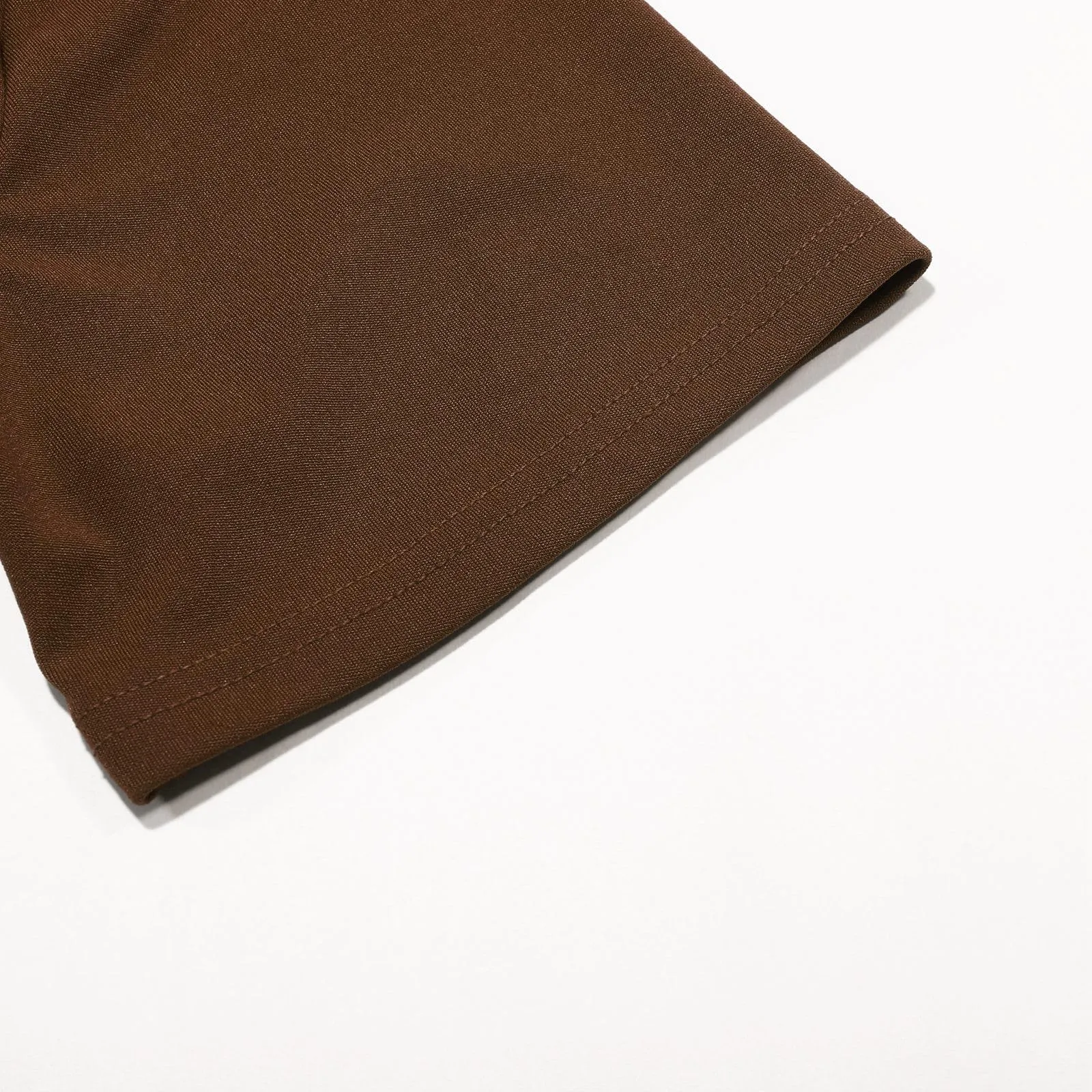 Abiti estivi da donna UK con scollo a V pieghettato abito casual vestibilità ampia manica corta spiaggia gonna lunga fluida abiti larghi abito estivo da donna, Marrone, XL - immagine 7