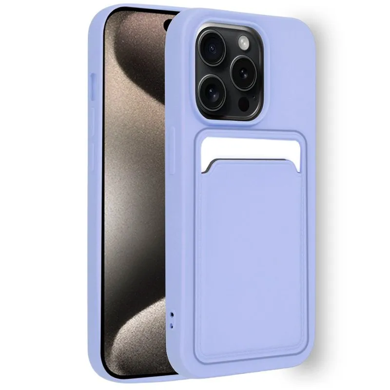 Custodia COOL Card per iPhone 15 Pro Max Viola - immagine 1