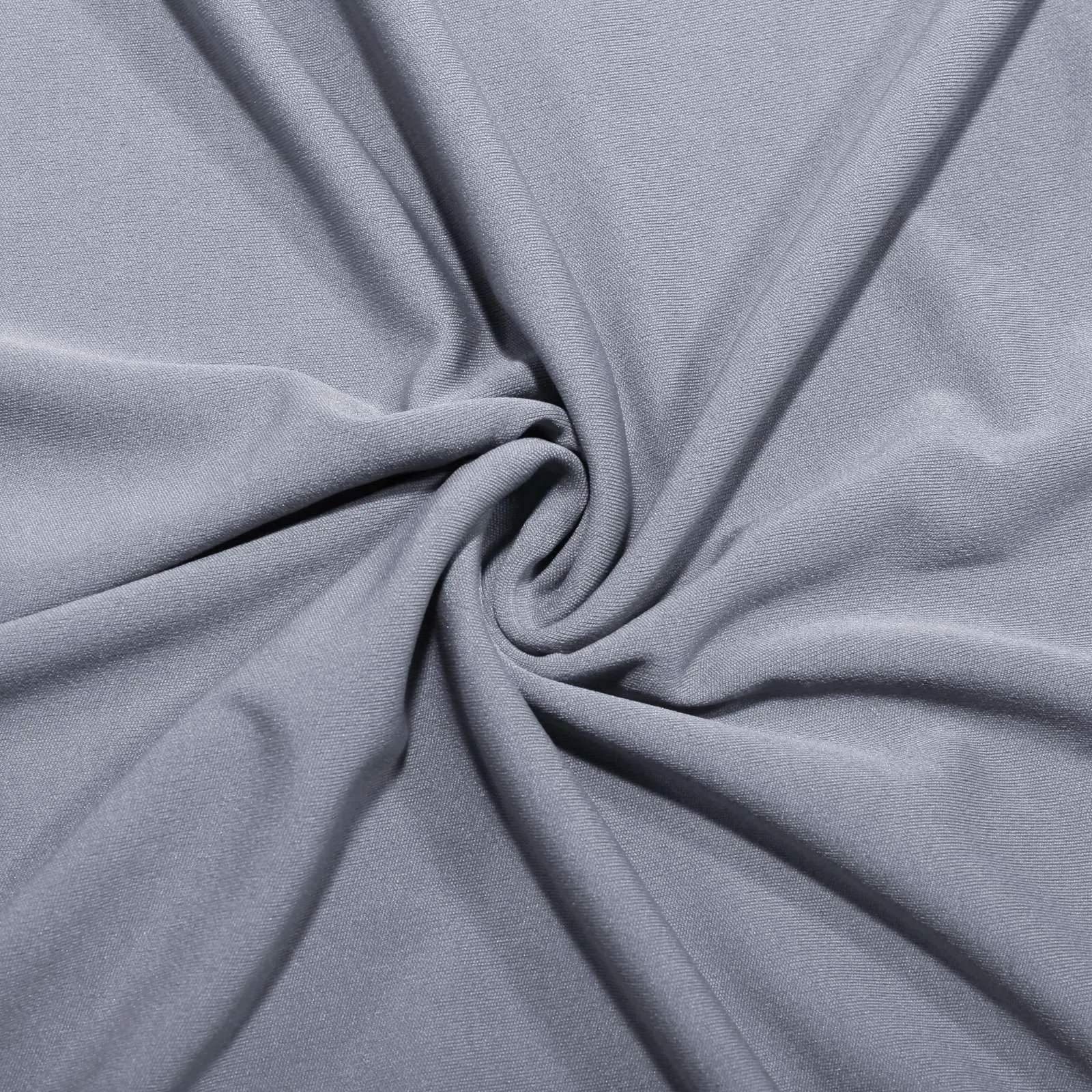 Abiti estivi da donna UK con scollo a V pieghettato abito casual vestibilità ampia manica corta spiaggia gonna lunga fluida abiti larghi abito estivo da donna, Grigio, L - immagine 5