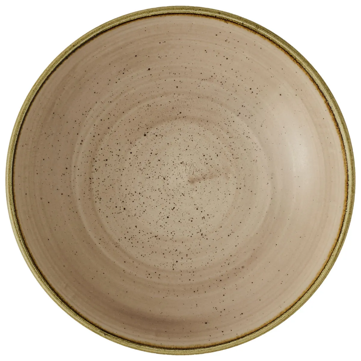 12x Churchill Piatto coupe fondo Stonecast Truffle; 426 ml, 18.2 cm (Ø); marrone chiaro/marrone; rotonda; 12 pz. / Pacco - immagine 1