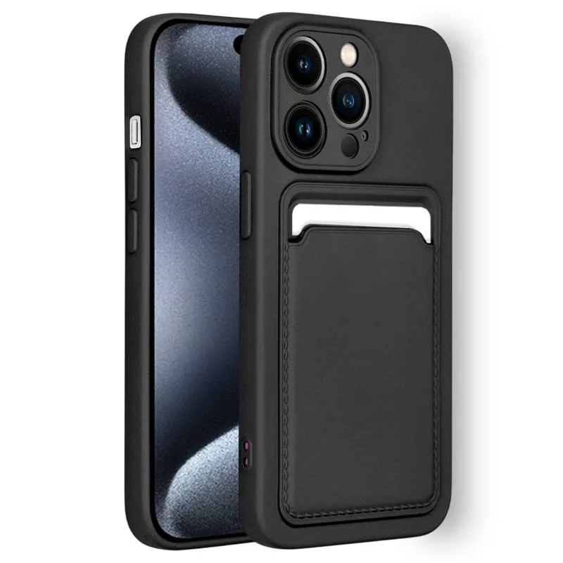 Custodia COOL Card per iPhone 15 Pro Nero - immagine 1