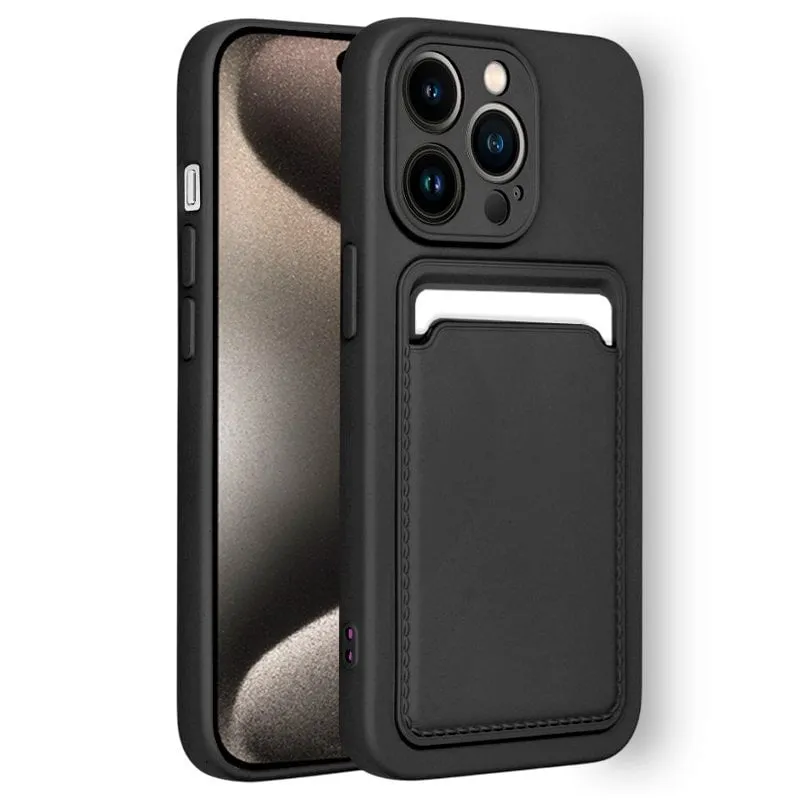 Custodia COOL Card per iPhone 15 Pro Max Nero - immagine 1