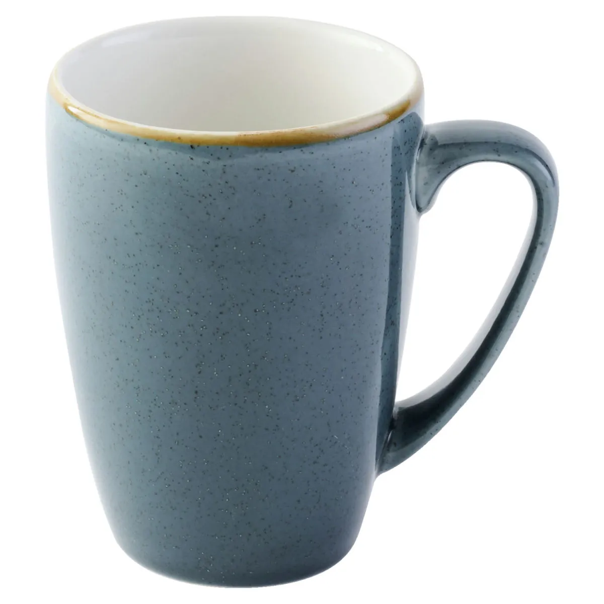 12x Churchill Tazza cappuccino Stonecast Blueberry; 340 ml, 8x11 cm (ØxH); blu/marrone; 12 pz. / Pacco - immagine 1