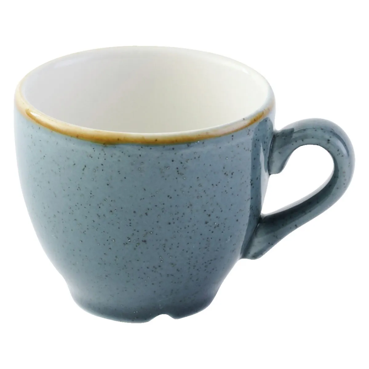 12x Churchill Tazza espresso Stonecast Blueberry; 100 ml, 6.5x5.5 cm (ØxH); blu/marrone; 12 pz. / Pacco - immagine 1