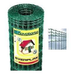 Rete maglie differenziate (1,8x25mt) acciaio plastificato EVERPLAX Verde SO02180025B - immagine 1